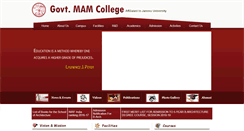 Desktop Screenshot of mamcollegejammu.org