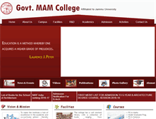 Tablet Screenshot of mamcollegejammu.org